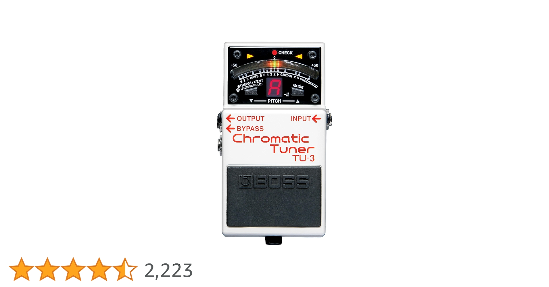 Amazon.co.jp: BOSS ボス クロマチックチューナー TU-3 電源供給